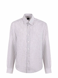 Xacus Striped Long-Sleeve Shirt
