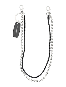 Y-3 Logo Plaque Key Chain