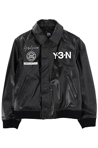 Y-3 Logo Print Bomber Jacket