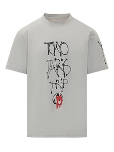 Y-3 Logo Printed Crewneck T-Shirt