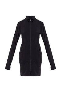 Y-3 Long Zip-Back Turtleneck Sweatshirt