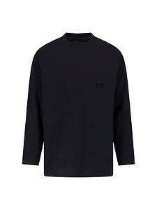 Y-3 Oversized Gradient Stripes Long Sleeve T-Shirt