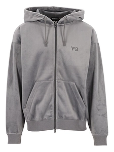 Y-3 Velvet Zip-Up Hoodie