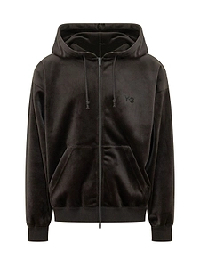 Y-3 Velvet Corduroy Zipper Hoodie