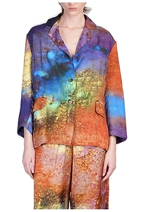 Yavi Abstract Print Blouse