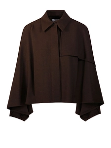 Yavi Draped Cape Blouse Tops