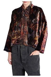 Yavi Florist Story Velvet Jacket