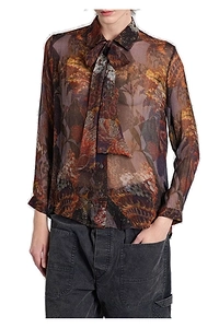 Yavi Pattern-Printed Long-Sleeved Shirt
