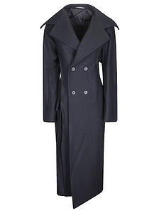 Yohji Yamamoto 4B Slim Fit Long Coat