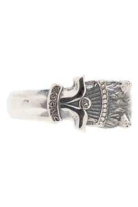Yohji Yamamoto Distressed Finished Wolf Head Ring