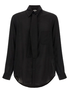 Yohji Yamamoto Stole Collar Relaxed Shirt