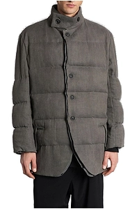 Yohji Yamamoto Stand Collar Padded Jacket