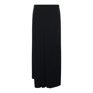Yohji Yamamoto Ta/Pe Crepe De Chine R Pleats Wrap Skirt