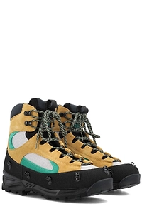 Y/Project Round-Toe Lace-Up Ankle Boots