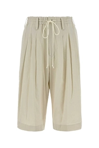 Y's U 3 Tuck Cropped Pants
