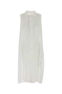 Y's U-Neck Gathered Shirt Dress