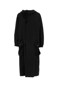 Y's U Hooded Oversized Coat