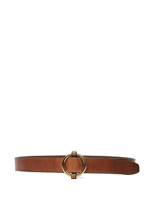 Yuketen Round Buckle Leather Belt