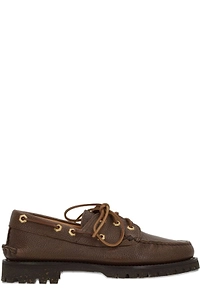 Yuketen Lace-Up Boat Loafers