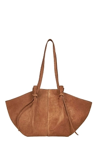 Yuzefi Mochi Suede Large Shoulder Bag