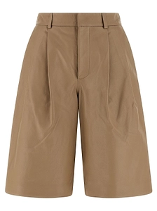 Yves Salomon Pleated Bermuda Shorts