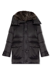 Yves Salomon Quilted Down Jacket