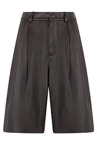 Yves Salomon Pleated Bermuda Shorts