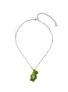 Yvmin Grass Bear Pendant Necklace