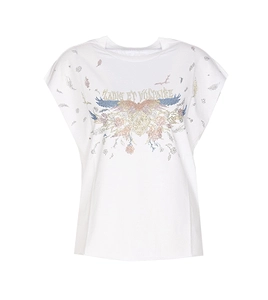Zadig & Voltaire CÉCilia Concert Diamanté Tank Top