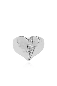 Zadig & Voltaire Heart Lightning Ring