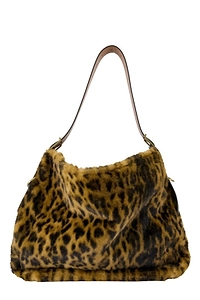 Zadig & Voltaire Leopard-Print Zipped Belted Bag