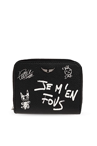 Zadig & Voltaire Mini Arty Tag Zip Wallet