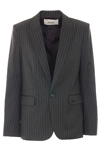 Zadig & Voltaire Pinstriped Single-Breasted Blazer