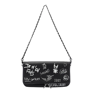 Zadig & Voltaire Rock Graffiti Shoulder Bag