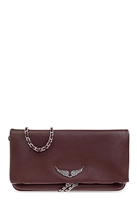 Zadig & Voltaire Rock Logo Plaque Clutch Bag