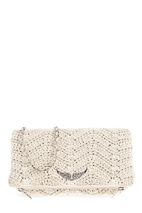 Zadig & Voltaire Rock Macramé Knit Clutch Bag