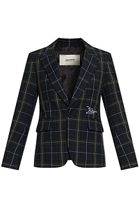 Zadig & Voltaire Vavy Checked Blazer