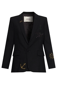 Zadig & Voltaire Valse Embellished Blazer