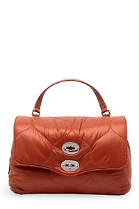 Zanellato Twist Block Folodover Top Small Tote Bag