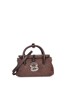 Zanellato Woven Top Handle Shoulder Bag