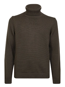 Zanone Ribbed High-Neck Knitwear