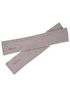 Zanone Ribbed Knit Fingerless Gloves
