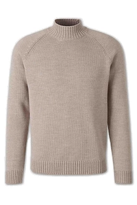 Zanone Ribbed Turtleneck Jumper