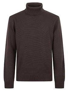 Zanone Ribbed Turtleneck Knitted Sweater