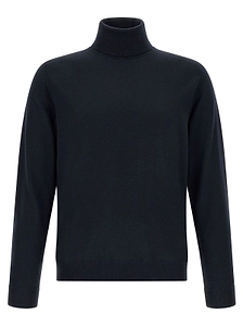 Zanone Ribbed Turtleneck Knitted Sweater
