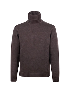 Zanone Ribbed Turtleneck Knitwear