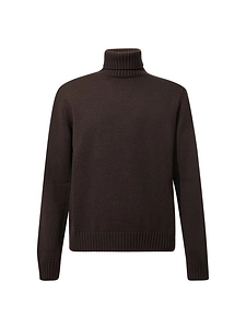 Zanone Ribbed Turtleneck Knitwear
