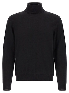 Zanone Ribbed Turtleneck Sweater