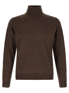 Zanone Ribbed Turtleneck Sweater