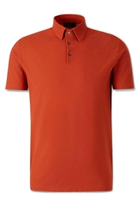 Zanone Short-Sleeved Buttoned Polo Shirt